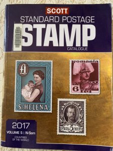 Scott 2017 Standard Postage Stamp Catalogue Vol 5: N - Sam Countries ExLibrary