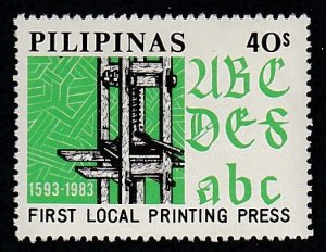 Philippines # 1630, Local Printing Press 400th Anniversary, Mint LH