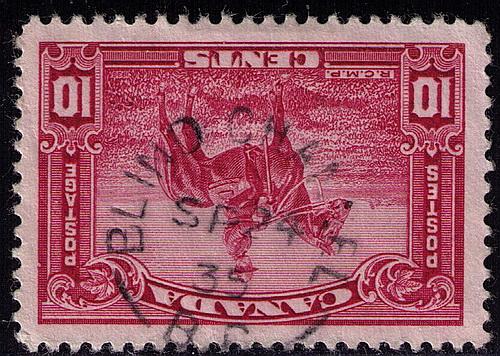  Canada # 237 Used VF Blind Channel SP24 35 BC S/R 