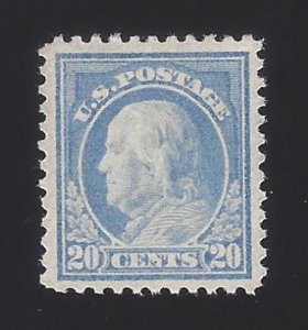 US #515 1917-19 Light Ultramarine Unwmk Perf 11 Mint OG LH VF Scv $42.50