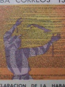 ​CUBA-1964-SC# 932a  2ND DECLARATION OF HAVANA USED VERY FINE-HARD TO FIND