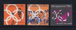 Singapore Scott #116-118 MH