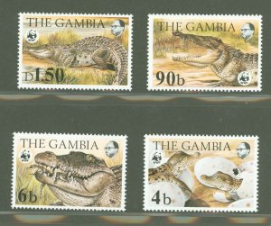 Gambia #515-518  Single (Complete Set) (Wildlife)