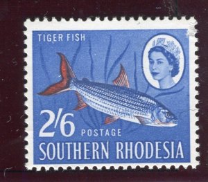 SOUTHERN RHODESIA; 1950s early QEII Pictorial issue MINT MNH 2s. 6d. value