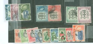 Jamaica #217-232 Used Single (Complete Set)