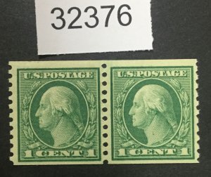 US STAMPS #452 MINT OG NH PAIR LOT #32376