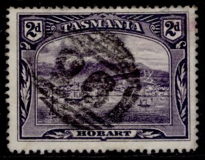 AUSTRALIA - Tasmania QV SG231, 2d deep violet, FINE USED.