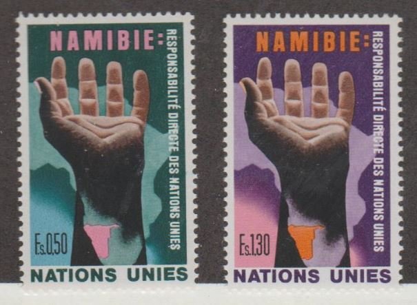 United Nations - Offices in Geneva Scott #53-54 Stamps - Mint NH Set