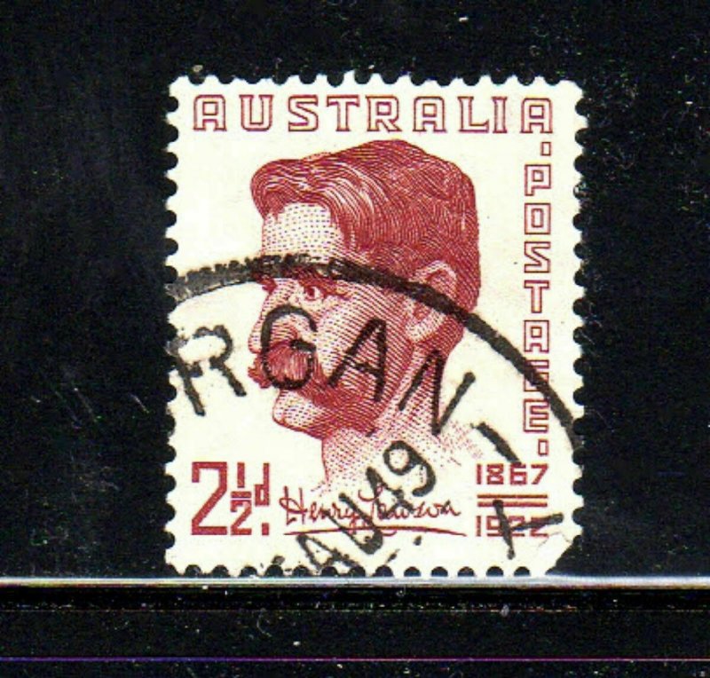 AUSTRALIA #222  1949  HENRY LAWSON      F-VF USED