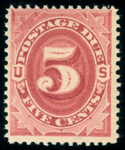 MOMEN: US STAMPS #J25 POSTAGE DUE MINT OG NH POST OFFICE FRESH $290 LOT #71214*