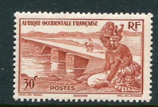 French West Africa #37 Mint - penny auction