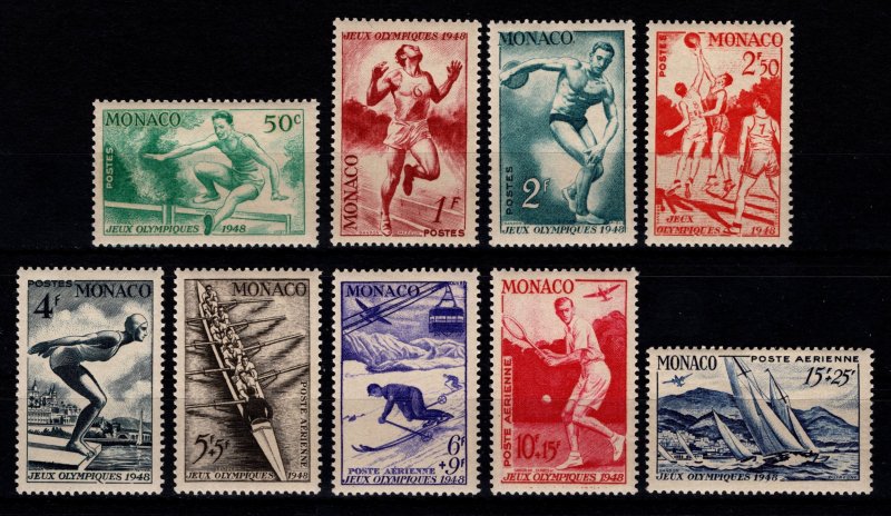 Monaco 1948 Participation in Olympic Games Set [Unused]