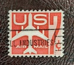 US Scott # C60, 7c Air Mail from 1960; used; VF centering