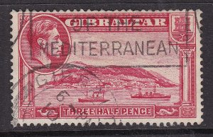 GIBRALTAR^^^^^^sc#109b  RARER  used ( perf 13,5)  cat$ 45.00@ dc21