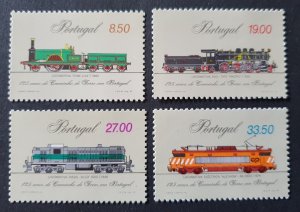 1981 PORTUGAL 125th Anniv of Portuguese Railways MNH** 19958 Set-