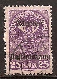 Austria  #  B - 15  used