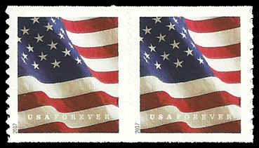 PCBstamps   US #5158 Coil Pair 98c(2x{49c})Flag, MNH, (36)