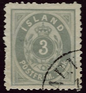 Iceland SC#5 Used F-VF SCV$1750...Would fill a great Spot!