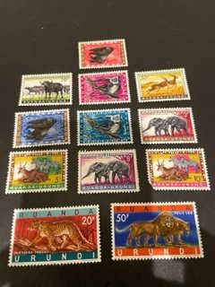 Ruanda-Urundi sc 137-141,143-150 MNH