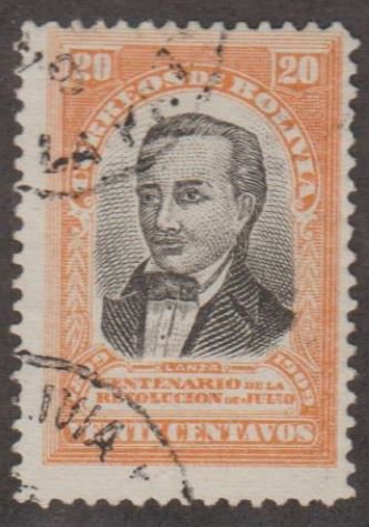 Bolivia Scott #80 Stamp - Used Single