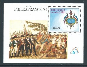 Guinea Bissau #810 NH PhilexFrance '89, Painting SS