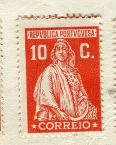 PORTUGAL; 1926 early Ceres issue Mint hinged 10c. value