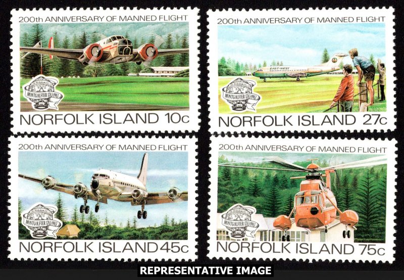 Norfolk Islands Scott 310-313 Mint never hinged.