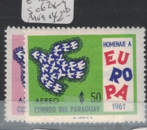 Paraguay Europa SC 628-9 MOG (7fov)