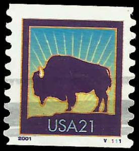 P.N.C. V1111 # 3475 USED AMERICAN BUFFALO