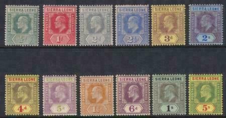 Sierra Leone 1932 SC 140-152 Mint Set