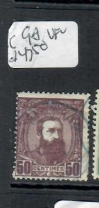 BELGIAN CONGO  50C     SC  9A   VFU           P0718H