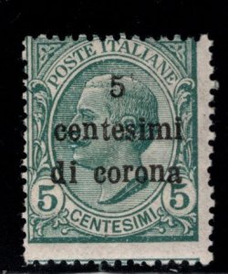 Austria Italian occupation of Triest Scott N66 MH* stamp from 1919  set