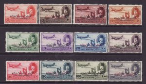 Egypt-Sc#C53-64- id9-unused og NH airmail set-Planes-1952-please note #C64 has a