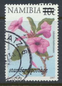 Namibia  SC# 1001 Used Opt surcharge Flowers 2002  see scan  and details 