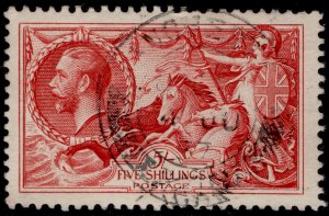 GB GV SG451, 5s bright rose-red, FINE USED. Cat £85. CDS