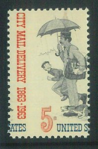 83888 - USA - STAMP -  1963 US Mail - SHIFTED PRINTING error! MNH - DOGS