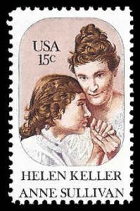 PCBstamps   US #1824 15c Helen Keller & Anne Sullivan, MNH, (7)