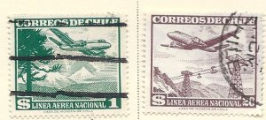 Chile #C207&C209  (U) CV$0.75