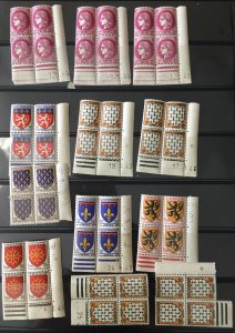 France & Cols Blocks MNH(Apx 60+Stamps)HP07 )