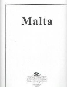 MALTA- PALO ALBUM 37 HINGELESS PAGES (1860-1970) -GIBBONS LAYOUT 