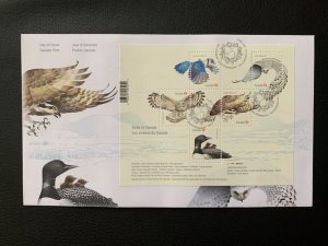 CANADA scott 3017 SS - FDC - 2017 Birds