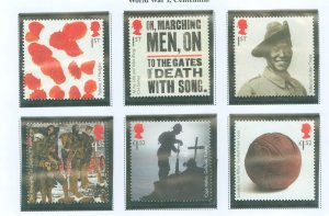 Great Britain #3397-3402 Mint (NH) Single (Complete Set) (Military)