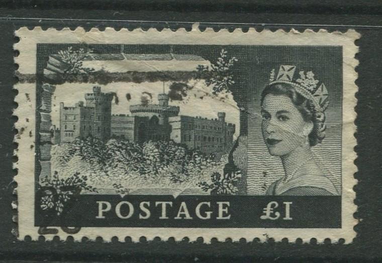 STAMP STATION PERTH Great Britain #312 QEII Castle Definitive Used CV$37.50.