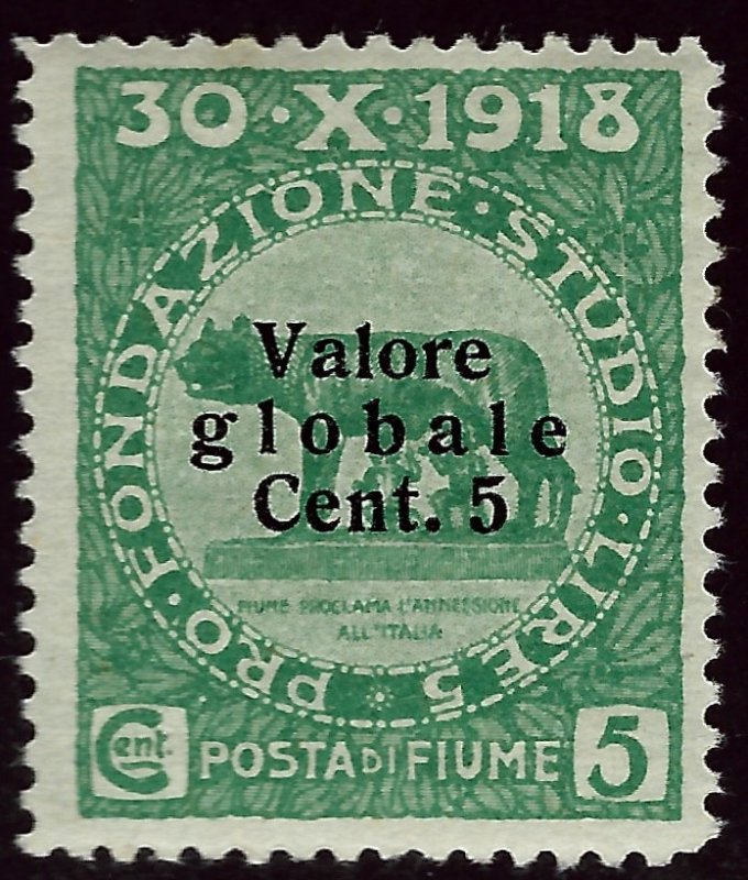 Italy  Fiume B4 Mint OG F-VF SCV$17.50...Win a Bargain!