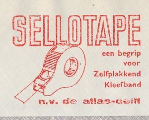 Meter cover Netherlands 1962 Adhesive tape - Sellotape - Delft