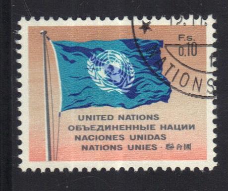United Nations Geneva  #2  1969 cancelled  10 c