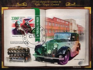 NIGER 2021 - Rolls-Royce cars, anniversary 115 years / minisheet