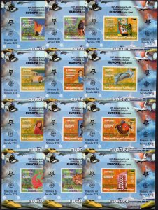 Mozambique 2006 Mi#2853B/2864B EUROPA CEPT/CONCORDE/SPACE/TRAINS 12 IMPERFORATED