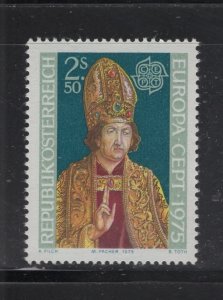 Austria #1016  (1975 Europa issue) VFMNH CV $0.45