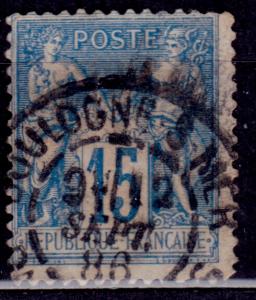 France, 1878, Peace and Commerce, 15c, sc#92, used